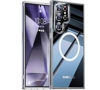 NWNK13 Magnetic Case for Samsung Galaxy S24 Ultra Case, [Compatible with MagSafe], Military Drop Protection Shockproof Phone Cover for Samsung S24 ultra Crystal Clear