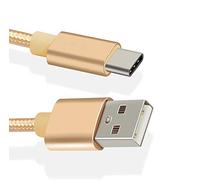 NWNK13 USB C Cable Type C Fast Charging Cable for For Samsung Galaxy Xcover 7 / Xcover 5 / Xcover 4S / XCover6 Pro Nylon Braided Android Phone Charger Lead Wire Sync Cord for Xcover Pro (2m, Gold)