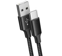 NWNK13 USB C Cable Type C Fast Charging Cable For Nokia G50 / G20 / G21 / G11 / G11+ / G10 Android Phone Charger Lead Wire Sync Cord for Nokia X20 / X10 / 6/8 / 3 (1m, Black)