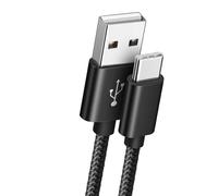 NWNK13 USB C Charger Cable For Samsung Galaxy A15 A25 A35 A14 A04S A54 A34 A24 A13 A55 Z Flip 5 Z Fold 5 S24 S23 Fe S22 S21 S20 FE USB to Type C Fast Charging Cable Data Transfer Lead (2m) (Black)