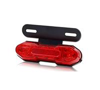 NWpangu LED Motorcycle Tail Light Integrated Brake Stop Lamp with License Plate Bracket Turn Signal Light Indicator Rear Light for Motorcycles SUV ATV Dirt Bike, Red.