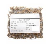 NWPNLXEA 1000Pcs/lot 50V Monolithic Ceramic Capacitor 10PF ~ 100nF 10pF 20pF 30pF 47pF 56pF 68pF 100pF 1nF 10nF 100nF (30PF)