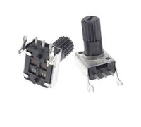 NWPNLXEA 100PCS Horizontal 20MM 1K Ohm RV09 Vertical Horizontal Shaft 0932 Adjustable Resistor 9 Type 3Pin Seal Potentiometer