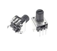 NWPNLXEA 100PCS Vertical 15MM 10K Ohm RV09 Vertical Horizontal Shaft 0932 Adjustable Resistor 9 Type 3Pin Seal Potentiometer