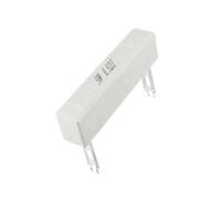 NWPNLXEA 10PCS 50W Ceramic Cement High Power Resistor 0.1~1K 0.1 0.5 1 1.5 2 2.5 3 4 5 6 8 10 15 20 25 30 50 100 200 250 300 390 500 Ohm (500R)