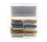 NWPNLXEA 1350pcs 135 Value 1/4W 1Ω~1MΩ 1% Metal Film Resistor Assortment Kit set With box