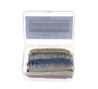 NWPNLXEA 1460pcs 73 Kinds 1R-1M Value 1% 1/4W Metal Film Resistor Assorted Kit 20pcs Each Value with Case