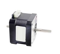NWPNLXEA 17HS3401S_ 1PCS NEMA17 Double shaft electronic starter 4-lead 42BYGH34 1.3A 28N.cm two bearing electronic starter