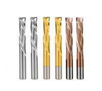 NWPNLXEA 2 Flute Cut 3.175/4/6/8/10mm Shank Bits Carbide Tools 1Pcs(3.175x22x55) NWPNLXEA