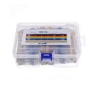 NWPNLXEA 2600pcs/lot 130 Values 1/4W 0.25W 1% Metal Film Resistors Assorted Pack Kit Set Lot Resistors Assortment Kits Fixed resistor (No box)