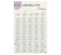 NWPNLXEA 30 Day Home Gym Workout Plan Core Strength Training with Exercise Calendar and Progress Chart Motivational NWPNLXEA(Framed,16x24inch(40x60cm))