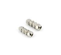 NWPNLXEA Bulkhead Straight Push Brass Oil Pipe Fitting 4 6 8 10 12 14 16mm OD Tube Compression Ferrule Tube Compression Fitting Connector(OD Tube 16mm) NWPNLXEA