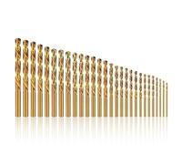NWPNLXEA Drill Bit 1.0-13mm HSS M2 Cobalt Coated Twist Drill Bit Wood/Metal Hole Round Shank Drill Bit Woodworking Tools 1Pcs(1.8MM) NWPNLXEA