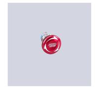 NWPNLXEA Emergency Stop Switch 16mm Metal Emergency Stop Button with Socket Switches 12V/220v Latching Knob Rotary Switch Waterproof Socket Power-Off Stop momentary(fin Head,3Pin(1NO1NC))