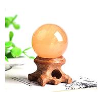 NWPNLXEA Home Collections Healed Natural Crystal Calcite Ball Polished Very Beautiful Health Stone Home Decor Exquisite Souvenirs Gifts As a Gift (Color : Calcite Ball, Size : 30-35mm)