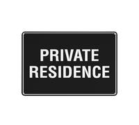 NWPNLXEA Private Residence Sign No Trespassing Keep Out Reflective Aluminum Sign for Driveway Entrance Gate Fence Rural Property Warning (8 X 12 inch)