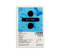 NWQV Ed Sheeran Divide Album Cover Poster Wall Art Decorative Painting Bedroom Painting Posters 16x24inch(40x60cm) Unframe-style