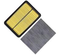 NWQZTS Air Filter Cabin Filter, for NISSAN, for X-TRAIL Rogue T32 2013 2014 2015 2016 2017 2018 2019, 165464BA1A 272774BA0A Air Filter Car(Black 1 Air And 1 Cabin)
