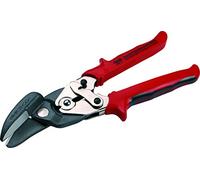 NWS 066L-15-250-SB Universal Lever Tin Snips, Silver/Red