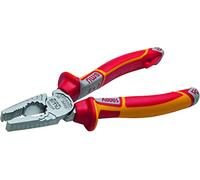 NWS 109-49-VDE-165-SB VDE Number 109-49 "CombiMax" Combination Pliers, Silver/Red/Yellow, 165 mm