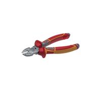 NWS 1351-49-VDE-190-SB VDE-7-1/2 Electrician's Side Cutter, Silver/Red/Yellow