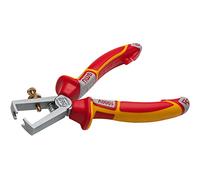 Nws 145-49-VDE-160-SB Wire Stripping Pliers, Silver/Red/Yellow