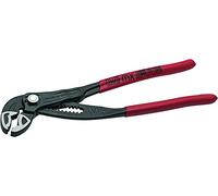 NWS 166-12-180-SB "Maxi MX" Waterpump Pliers, Silver/Red