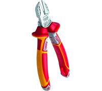 NWS 180mm Insulated VDE 1000v Wire Cable Side Cutter Pliers, N134-49-VDE-180-SB