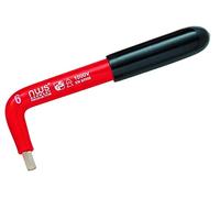 NWS 2018-5-140 Number 2018 Angled Screwdriver, Black/Red, 5 x 140 mm