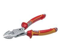 NWS VDE Lever Power Side Cutters, 200 mm, FantasticoPlus, Precision Cutting for Piano Wire, Bolts, Nails, Rivets, Power Industry with Lever Transmission, Item No. 138-49-VDE-200