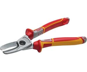 NWS Flat Ribbon Cable Cutter VDE 210 mm for Crimp-Free Cutting of Flat Ribbon Cables Tool Steel Forged Oil Hardened Item No. 042-49-VDE-210