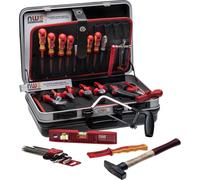 NWS Premium Hard Shell Suitcase, Tool Case For Electricians, VDE, 24-Piece