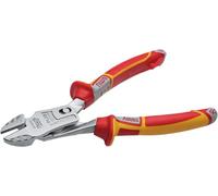 NWS VDE Lever Power Side Cutters, 200 mm, FantasticoPlus, Precision Cutting for Piano Wire, Bolts, Nails, Rivets, Power Industry with Lever Transmission, Item No. 138-49-VDE-200