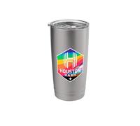 NWSL Houston Dash Pride Crest Stainless Steel Insulated Tumbler