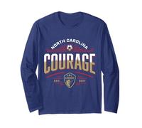 NWSL - North Carolina Courage - Deco Modern Long Sleeve T-Shirt