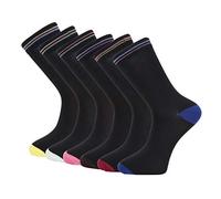 NWT 6 & 12 PAIRS Mens SOCKS Cotton Coloured Rich Classic PolyCotton Solid & Patterned Dress Socks