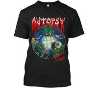 NWT! Autopsy Severed Survival American Death Metal Band Graphic T-Shirt S-4XL Black