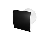 NWT Direct Black 100mm Turbo Bathroom Extrator Fan With Timer IPX4 Wall Ceiling Fan Fast Flow Energy Effecient