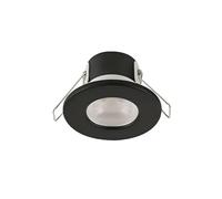 NWT Direct Black LED Dimmable Spotlight Down Light IP65 Ceiling Bathroom Kitchen Waterproof 4 Bezel Finishes Fire Rated Bulb Energy Efficient A++ - Single