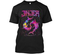 NWT Jinjer Shark Ukraine Progressive Metal Band Rock Graphic Retro T-Shirt S-4XL Black S