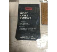 NWT WOMEN'S LEVI JEANS Size 29 x 27 Middy Ankle Boot Cut Mid Rise