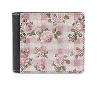 NWTPK Wallet Money Clip Peach Retro Pattern Printed Credit Card Holder Suitable for Storing Cash Credit Cards ID Cards, style, One Size, Contemporary