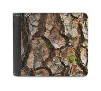 NWTPK Wallet Money Clip Rough on Old Pine Tree Printed Credit Card Holder Suitable for Storing Cash Credit Cards ID Cards, style, One Size, Contemporary