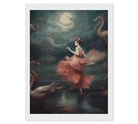 NWTRJ 5D Diamond Painting Kits for Adults Beginner Square 5D DIY Diamond Dots Paintings Full Drill A Night of Miracles and Magic Diamond Painting Gem Art Kits for Home Wall Decor 12"x16"