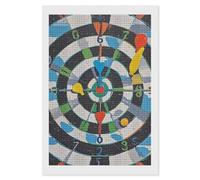 NWTRJ 5D Diamond Painting Kits for Adults Beginner Square 5D DIY Diamond Dots Paintings Full Drill Colorful Dart Board Diamond Painting Gem Art Kits for Home Wall Decor 8"x12"