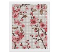 NWTRJ 5D Diamond Painting Kits for Adults Beginner Square 5D DIY Diamond Dots Paintings Full Drill Cherry Blossom Diamond Painting Gem Art Kits for Home Wall Decor 16"x20"