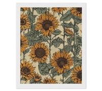 NWTRJ 5D Diamond Painting Kits for Adults Beginner Square 5D DIY Diamond Dots Paintings Full Drill Romantic Sunflowers Diamond Painting Gem Art Kits for Home Wall Decor 16"x20"