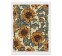 NWTRJ 5D Diamond Painting Kits for Adults Beginner Square 5D DIY Diamond Dots Paintings Full Drill Romantic Sunflowers Diamond Painting Gem Art Kits for Home Wall Decor 12"x16"