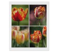 NWTRJ 5D Diamond Painting Kits for Adults Beginner Square 5D DIY Diamond Dots Paintings Full Drill Sun Shining on Flowers Diamond Painting Gem Art Kits for Home Wall Decor 16"x20"