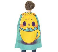 NWTRJ Animals in Cup Halloween Cape Reversible Red Vampire Cloak Lightweight Christmas Halloween Cosplay Costume For Men And Women